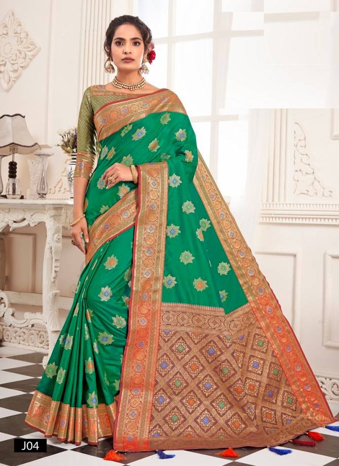 ASHIKA JHALAK Latest Fancy Designer Silk With Rich Pallu Festive Wear Saree Collection